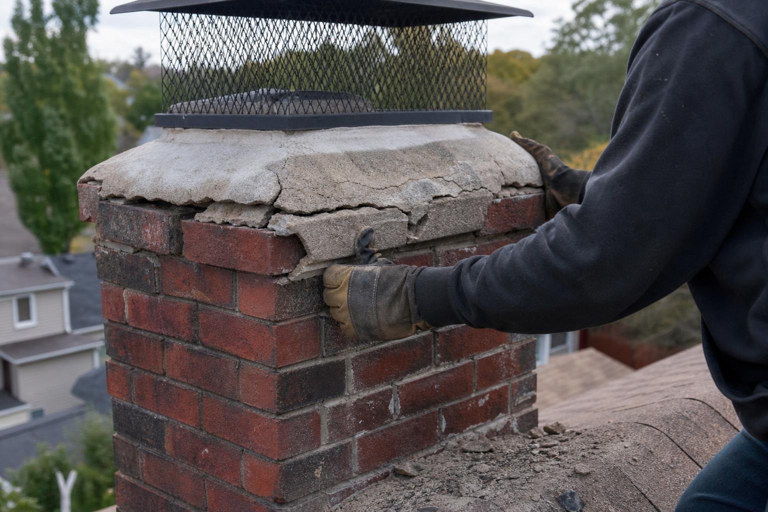 Chimney Cap Installation